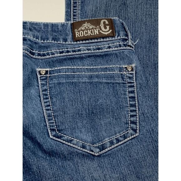 Blue Denim Women's Jeans - Picture 7 of 10